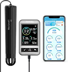 kactoily Digital Aquarium Water Tester with App Alerts