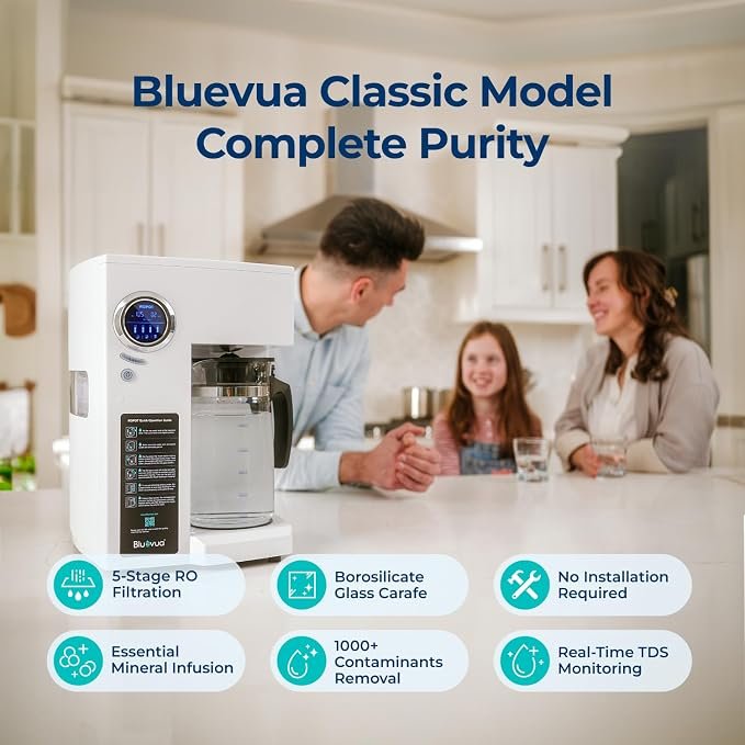 Bluevua RO100ROPOT Countertop Reverse Osmosis Water Filter System - Image 2