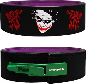 USPA & IPL Approved Katamu Lever Belt with 10mm & 13mm Leather Support