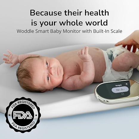 Woddle Multifunctional Smart Baby Changing Pad with Medical Grade Scale - Image 2