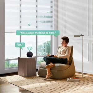 Yoolax Motorized Zebra Blinds with Remote
