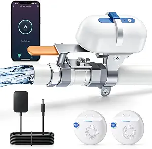 WiFi Smart Water Leak Detection & Auto Shut-Off Kit
