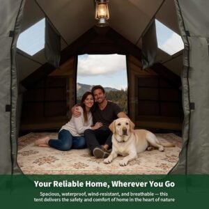 NANJEEN® Large Luxury Inflatable Camping Tent