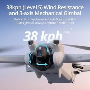 DJI Mini 3, 3-Axis Mechanical Gimbal Mini Camera Drone