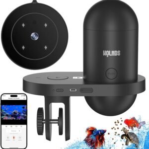 WiFi Automatic Fish Feeder with 2.5K Camera