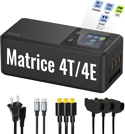 LKTOP Matrice 4T/4E 300W Parallel Charging Hub for DJI Matrice 4 Series - Image 2