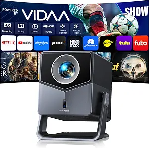 Smart Projector 4K [VIDAA Live TV & 36W Dolby & Voice Control