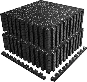 PRAISUN 0.56" Rubber Top Gym Flooring - Image 2