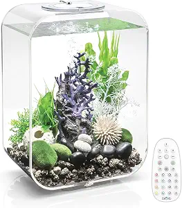 biOrb Life 15 Acrylic 4-Gallon Aquarium with Multi-Color Remote-Controlled LED Lights