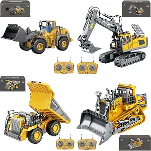 Remote Control Construction Vehicles Set