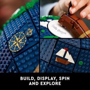 LEGO Ideas The Globe Building Set, Build and Display Model