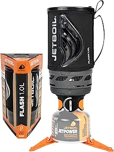 Jetboil Flash Portable Fast Boil Stove for Camping and Backpacking with 1-Step Auto Ignition - Image 2