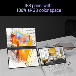 ASUS ZenScreen Duo MB14FCD 14 Inch Foldable Dual-Screen Portable Monitor