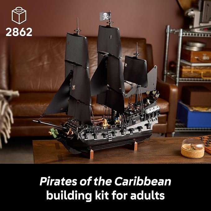 LEGO Icons Captain Jack Sparrow’s Pirate Ship Building Set - Image 2