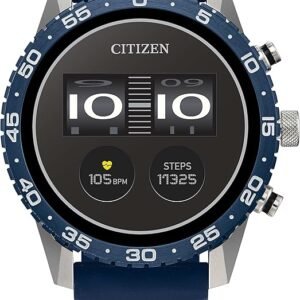 Citizen CZ Smart PQ2 44MM Sport Smartwatch with YouQ App with IBM Watson