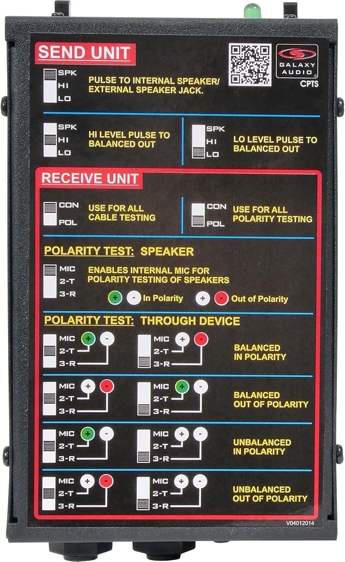 Cricket Polarity Test Set - Cricket Speaker Polarity-Continuity test set - Image 2