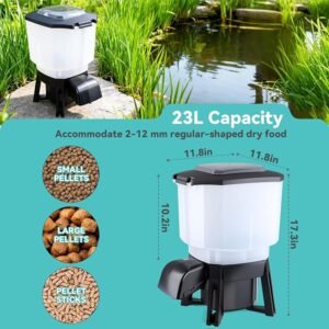 Solar Automatic Fish Feeder for Pond
