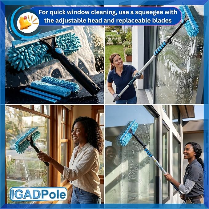 IGADPole 28 FT Water-Fed Washing Kit with Soap-Dispenser - Image 2