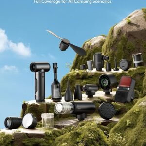 Aecooly 11-in-1 Modular Camping Survival Kit, Portable Outdoor Gear