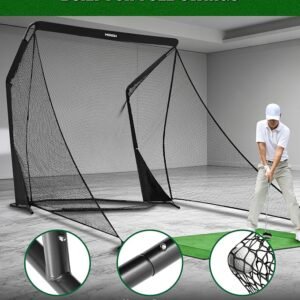 MOXOW APEX 8.5 ft x 8.5 ft Heavy-Duty Golf Practice Net