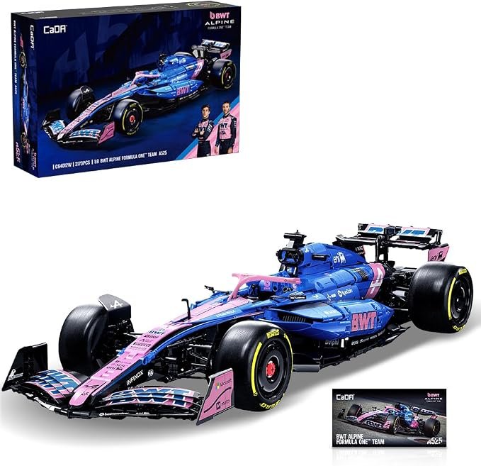 WT Alpine F1 Team A525 2025 Formula One Race Car Building Kit - Image 2