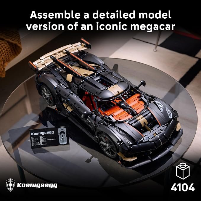LEGO Technic Koenigsegg Sadair’s Spear Megacar 42232